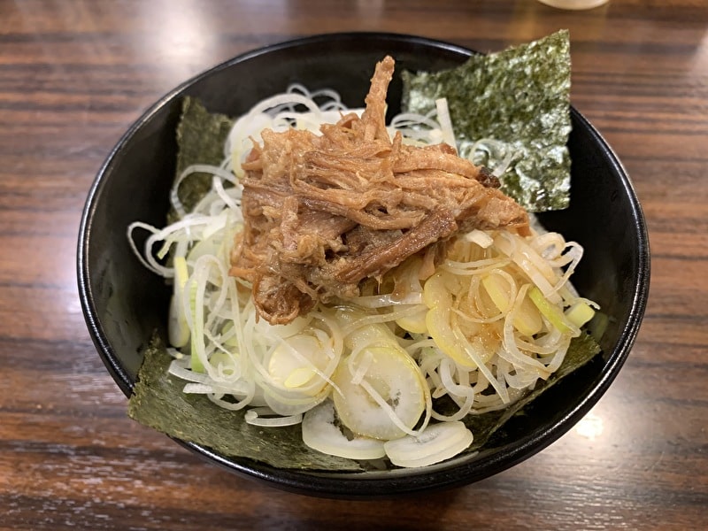 中目黒　百麺　ねぎご飯