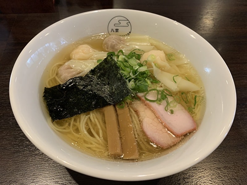 中目黒　八雲　ワンタン麺