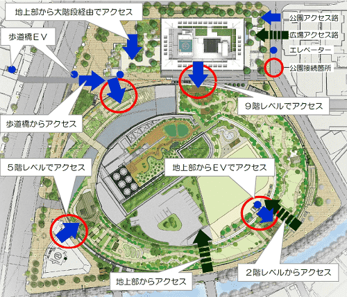 中目黒情報サイト　目黒天空庭園　オーパス夢広場　マップ