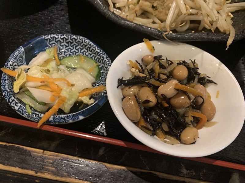 中目黒　れきお　沖縄料理　ランチ　副菜