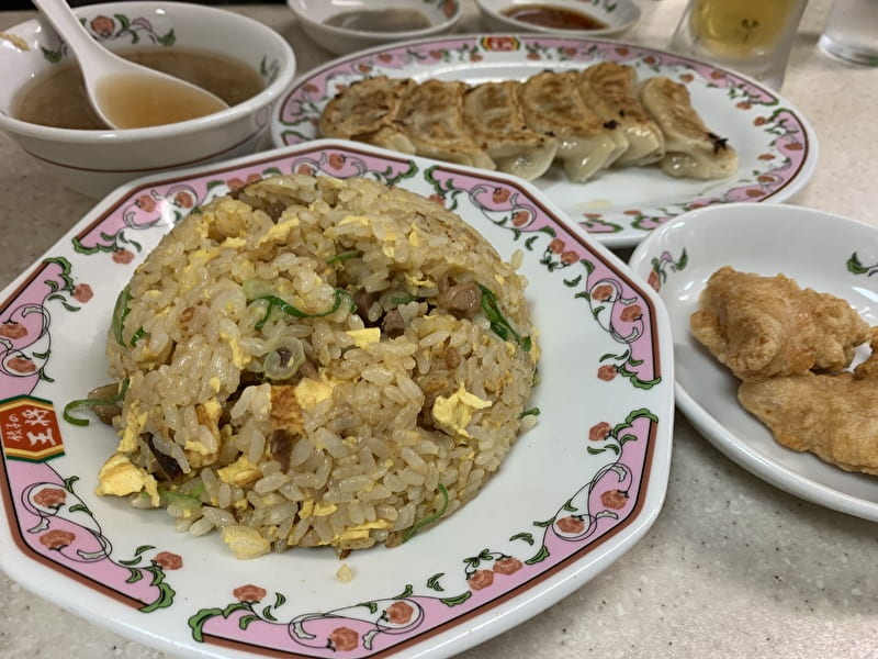 中目黒から1番近い【餃子の王将】は学芸大学だ！炒飯セットが鉄板！