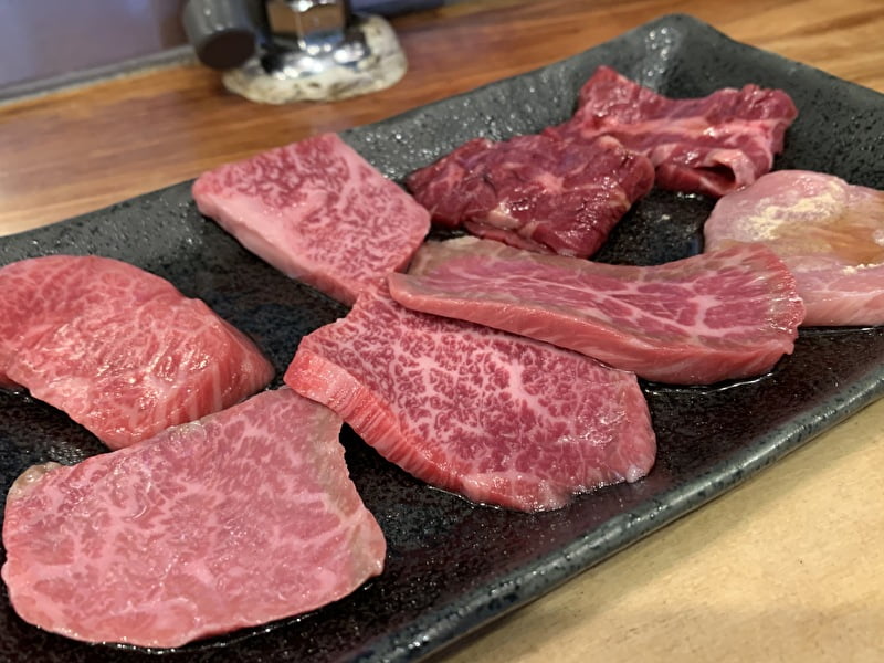 和牛十兵衛 中目黒 ランチ定食の肉