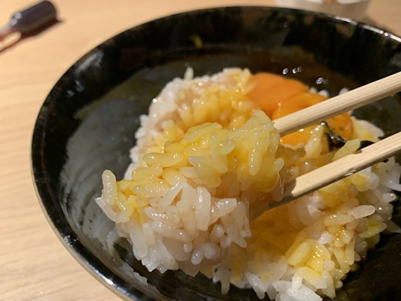 中目黒 熊の焼鳥 たまごかけご飯