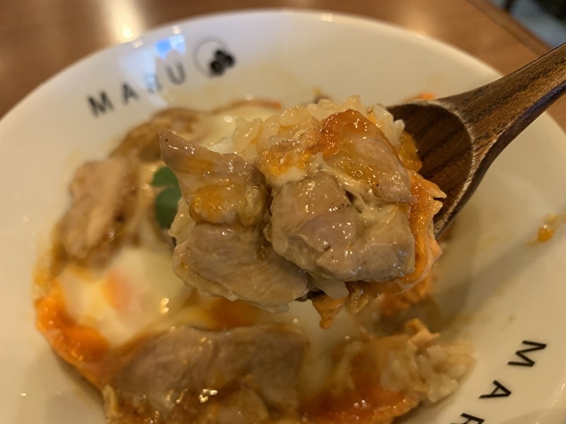 中目黒 MARU 親子丼食べる