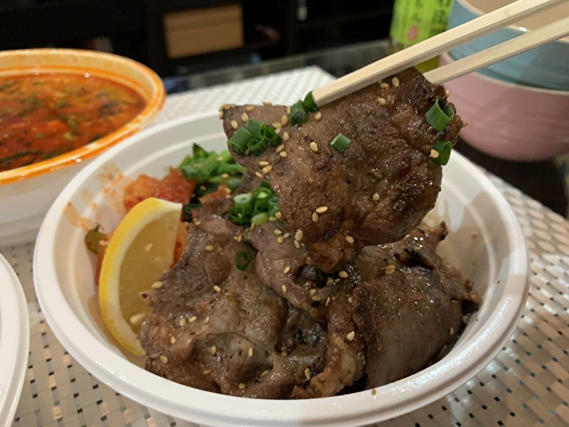 東京苑 祐天寺 テイクアウト カルビ弁当