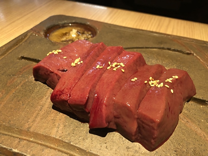 東京苑 祐天寺 レバーのシャトーブリアン