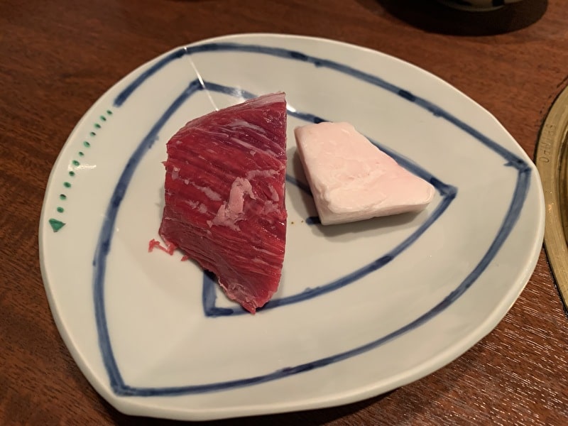 びーふてい 中目黒 焼肉 和牛タタキ