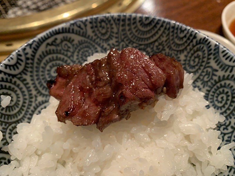 びーふてい 中目黒 焼肉 ハラミオンザライス