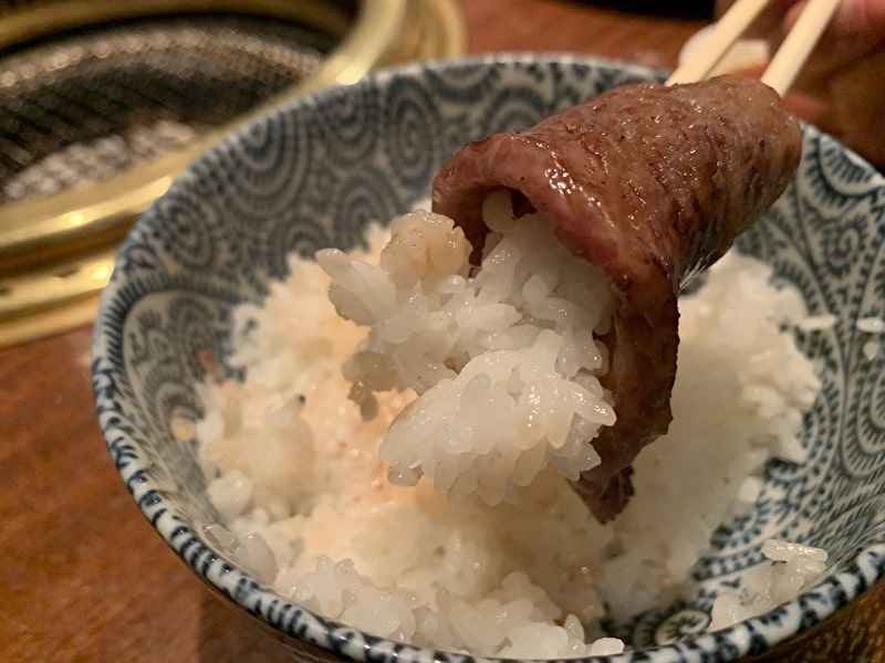 びーふてい 中目黒 焼肉 みすじ巻き