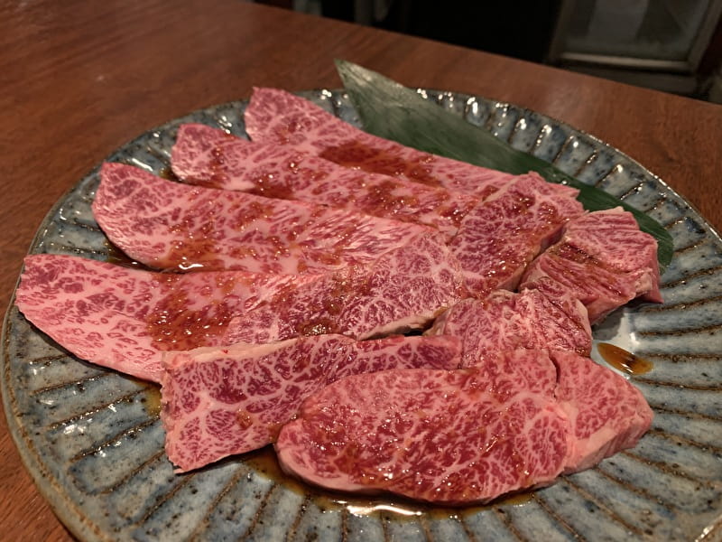 びーふてい 中目黒 焼肉 みすじとハラミ