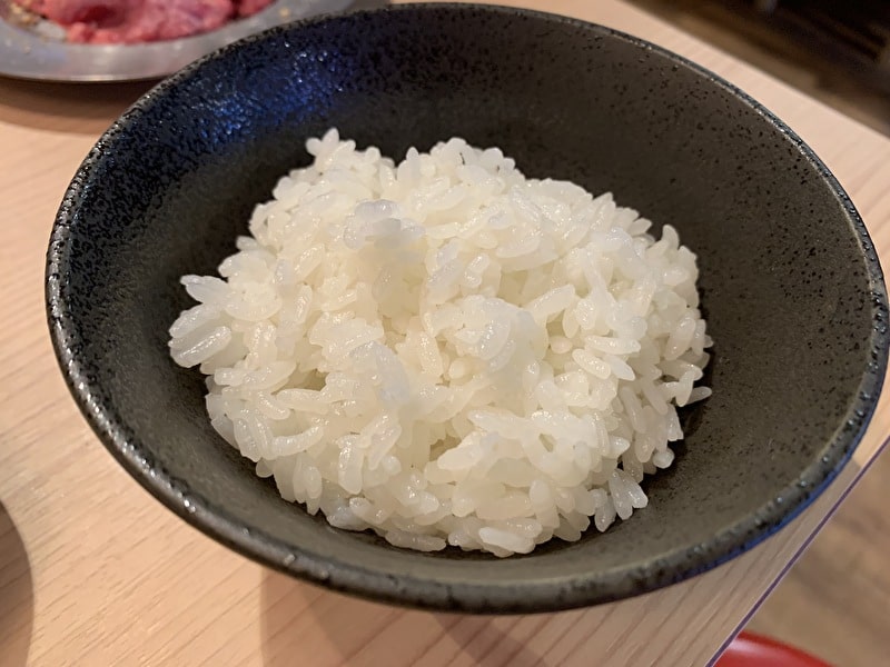 カウンター焼肉 おおにし 祐天寺 ライス(小)