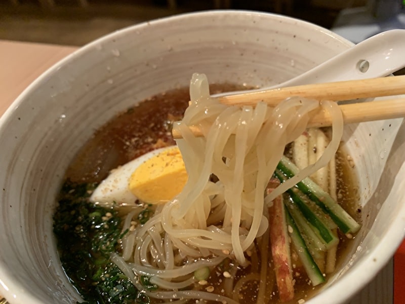 カウンター焼肉 おおにし 祐天寺 冷麺