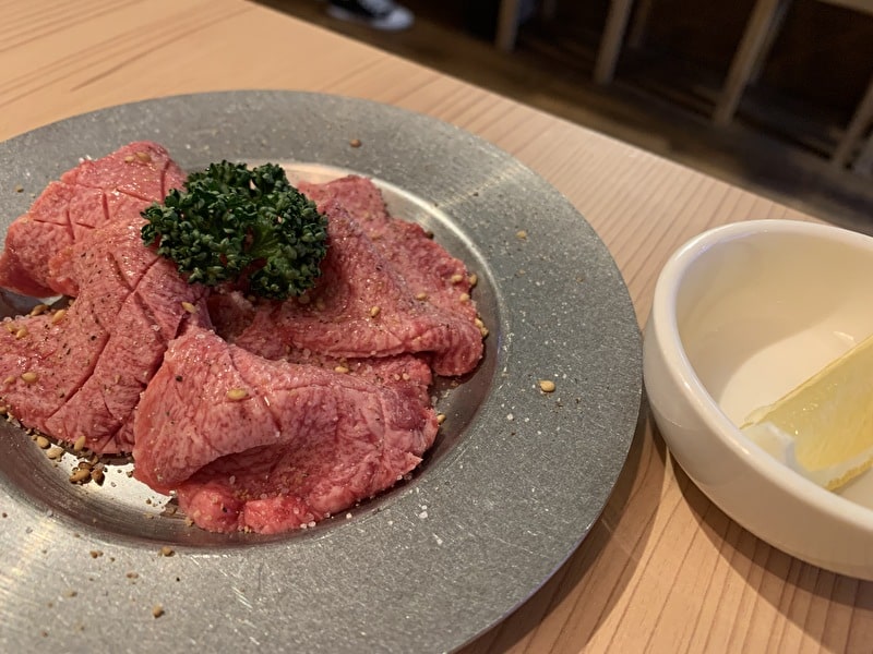 カウンター焼肉 おおにし 祐天寺 上タン