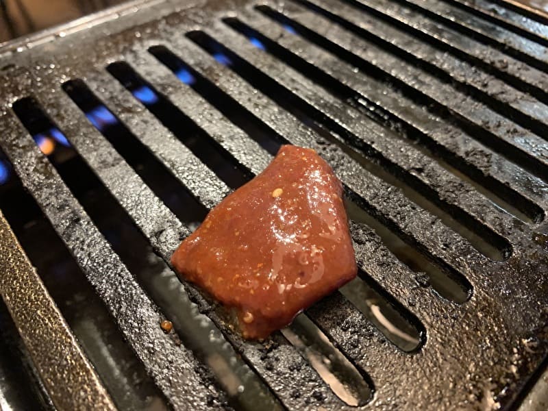 カウンター焼肉 おおにし 祐天寺 レバー