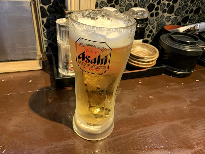 神泉 麺の坊 砦 生ビール