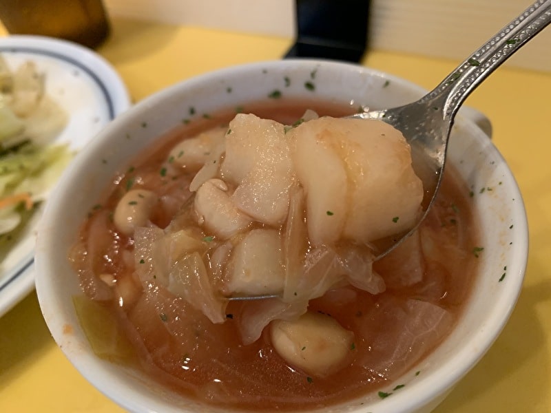 関谷スパゲティ 中目黒 スープ