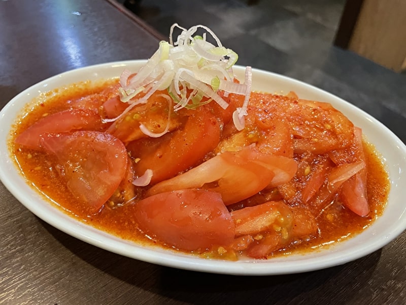 三宿トラジ 祐天寺 焼肉 トマトサラダ